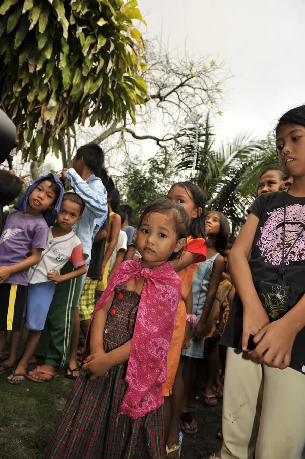cebu philippines january 1 2013 annual orphan children party